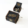 Hand-Cranked Wooden Music Box