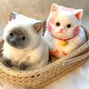 Squishy Flocking Cat Fidget Toy – Extra Large Stress Relief for Kids & Adults