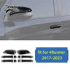 Carbon fiber trim kit for Toyota 4Runner featuring black accents and trim pieces.
