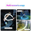 Multi-scenario usage of a rechargeable LED camping lantern with flexible hands-free design for fishing, maintenance, and fish