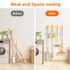 Self-Adhesive Wall Mount Broom & Mop Holder