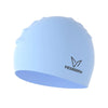 Bonnet de natation en silicone souple pour cheveux longs