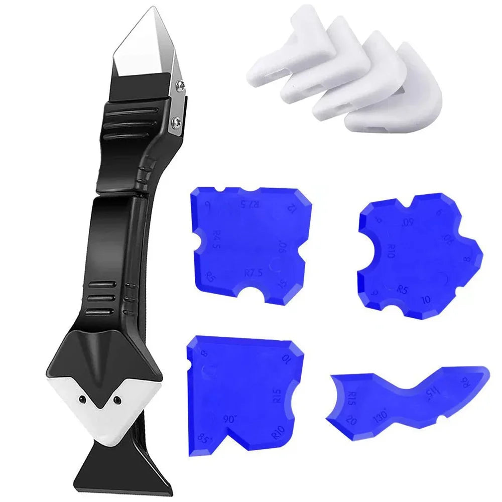 5-in-1 Silicone Caulk Remover and Smoother Kit