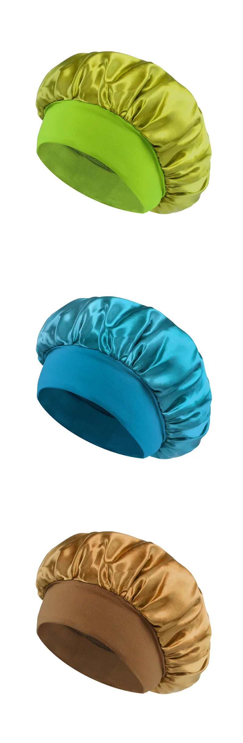 Satin Sleep Bonnet with Adjustable Comfort Band