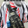 Waterproof Crossbody Fishing Gear Bag with Rod Holder