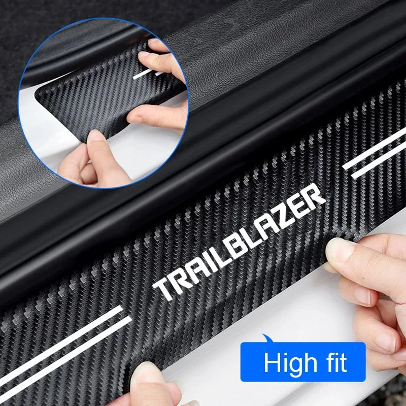 Carbon Fiber Protective Strips for Car Doors & Trunk