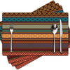 Floral Linen Placemats for Dining Table