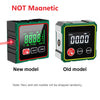 Comparison of a new and an old digital angle finder model with LCD displays