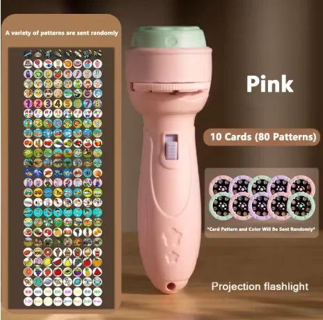 Cartoon Projection Flashlight for Kids
