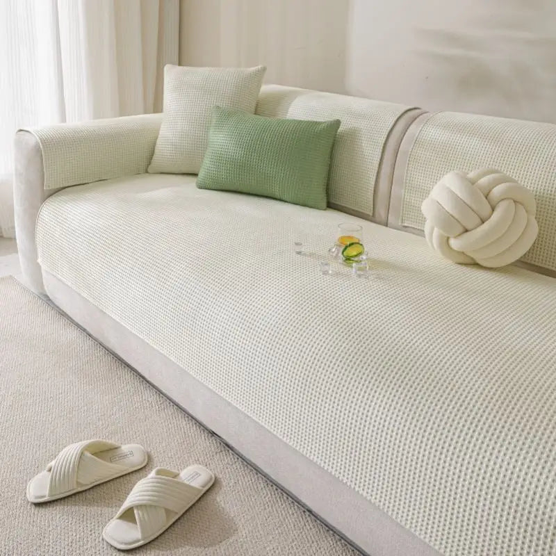 Cooling Sofa Cover with Anti-Slip Backing