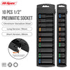 1/2 Inch Drive Impact Socket Set with Storage Rack (8-24mm)