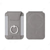 Slim Magnetic Wallet Case with Ring Stand