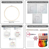 Embroidery Stitch Practice Kit with 30 Stitches for Beginners