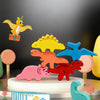 Wooden Dinosaur Stacking Game for Kids