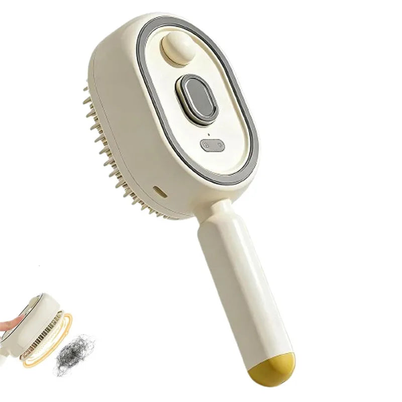 Aufladbarer Haarbürste mit Nebel- & Massagefunktion