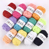 12-Color Soft Acrylic Yarn Set for Knitting & Crochet