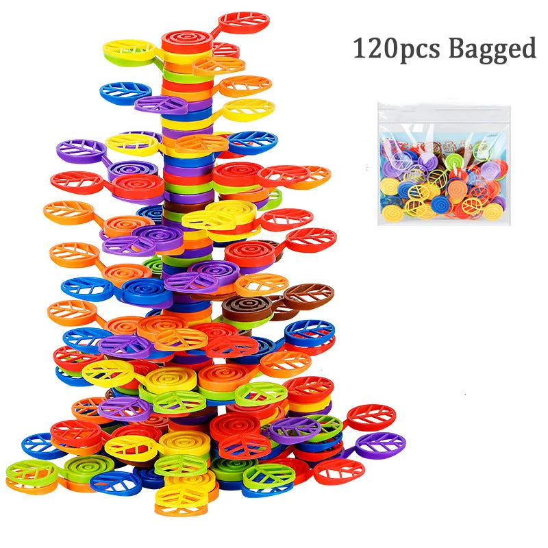 Rainbow Balance Tree Stacking Game