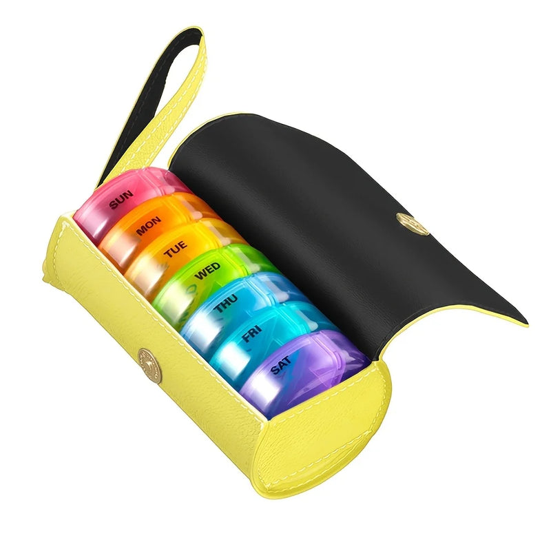 Weekly AM/PM Pill Organizer with Travel Case