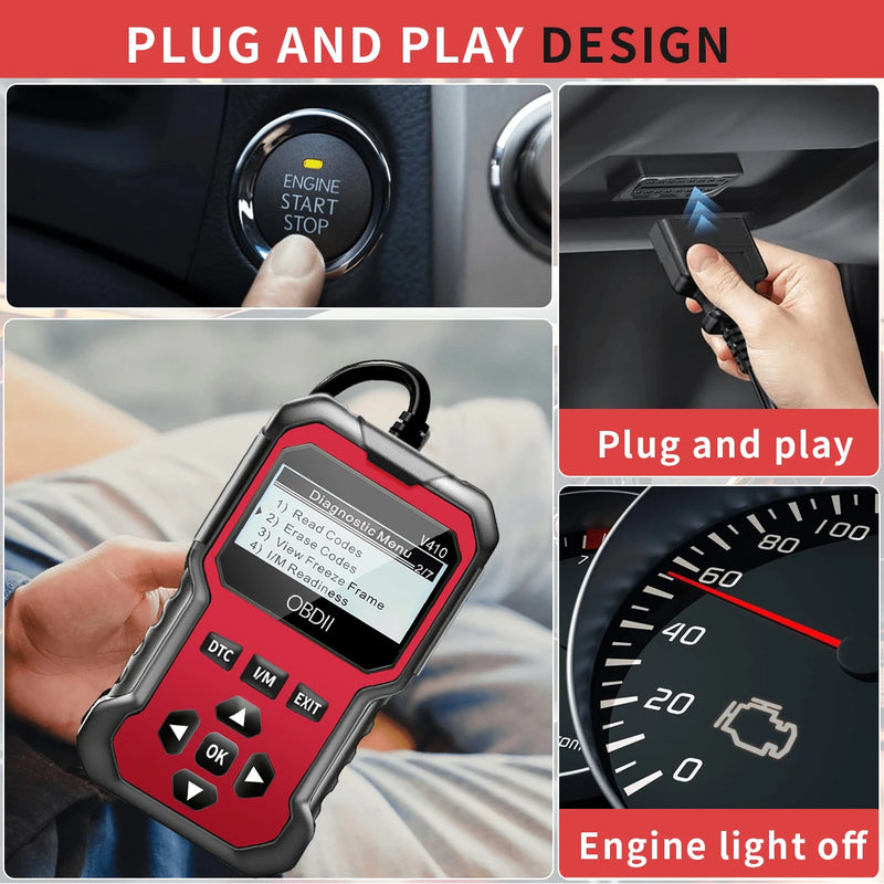 OBDII Car Diagnostic Scanner & Code Reader