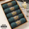 Chunky Alpaca Wool Knitting Yarn – 500g Multi-Color Set for Cozy Winter Projects