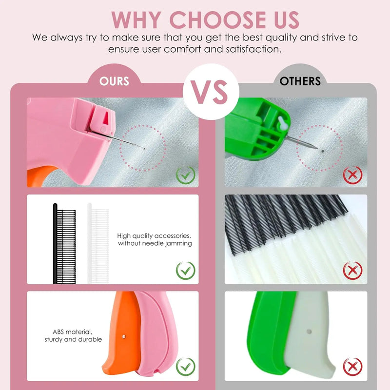 Portable Handheld Fabric Stapler for Quick Clothing Repairs