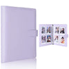 A5 PU Leather Photo & Card Organizer Binder with 4-Pocket Sleeves