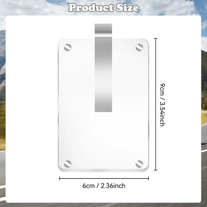Magnetic Car Sun Visor Photo Frame