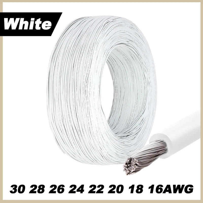 12-Color Tinned Copper Hookup Wire for DIY Projects
