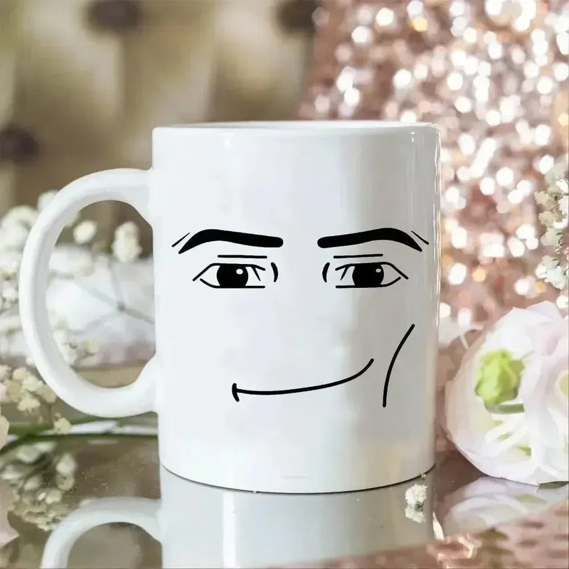 Keramik-Kaffeebecher mit Händedruck-Griff