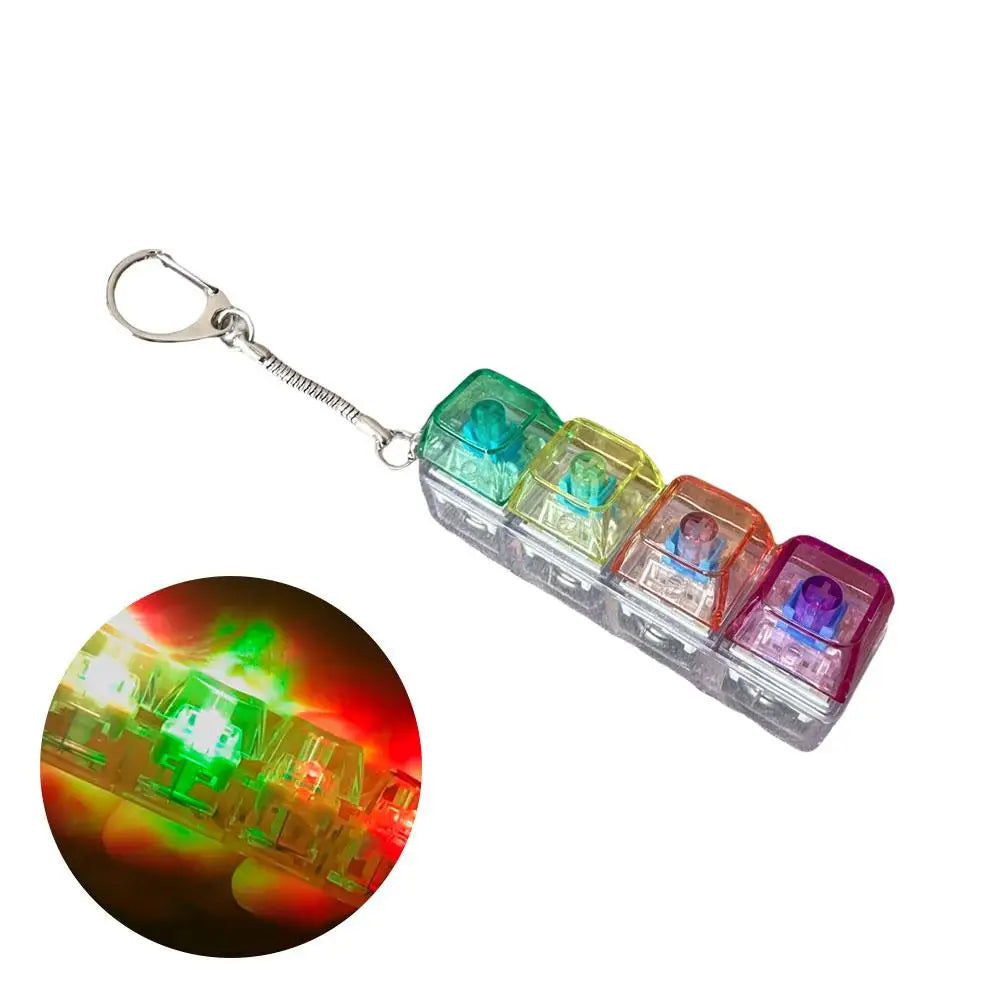 Kristall-Fidget-Keycap-Anhänger zur Stressbewältigung