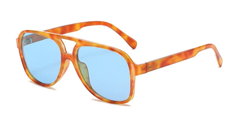 Gafas de sol piloto polarizadas oversize