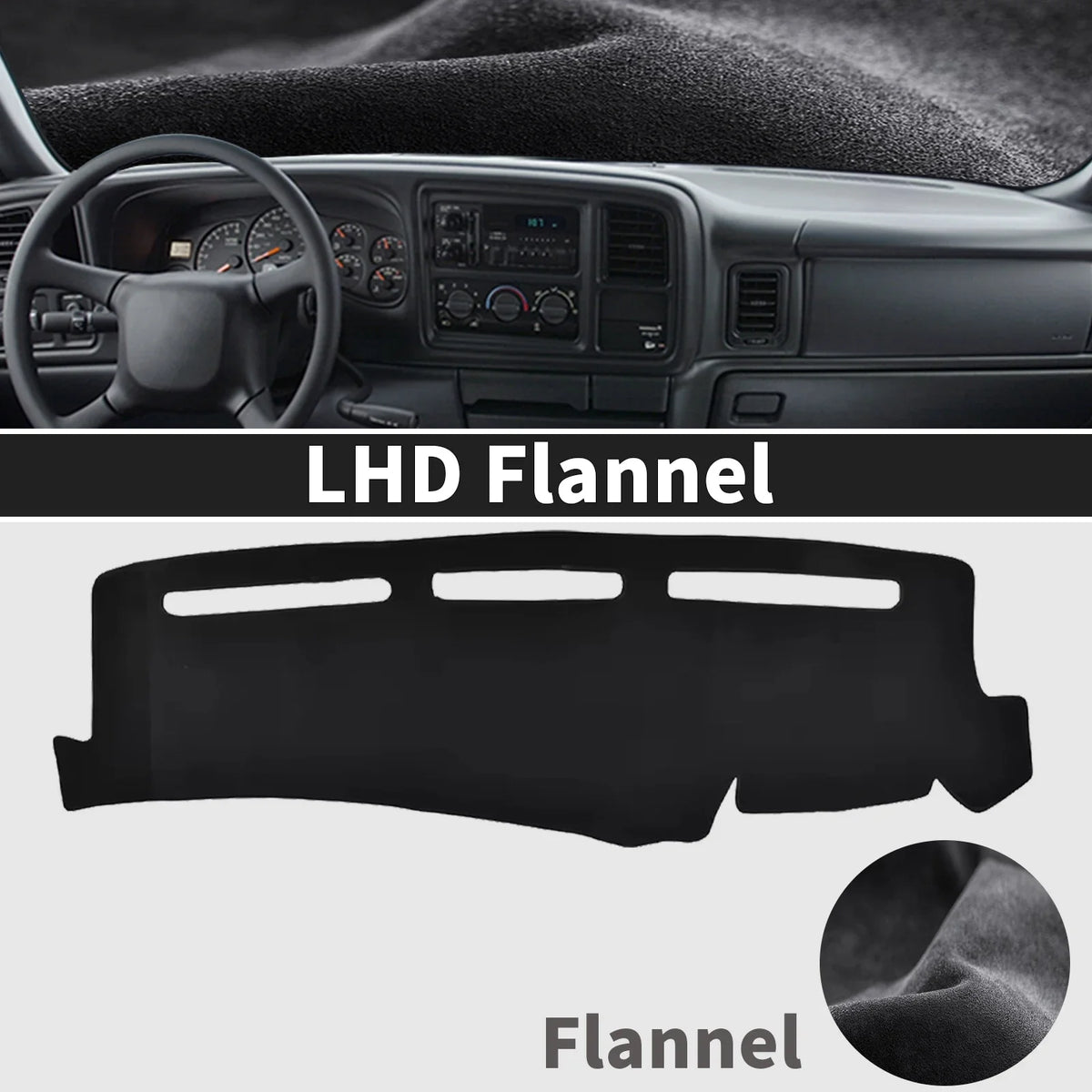 Custom Fit Dash Cover for Chevrolet Silverado 1999-2006