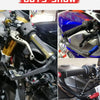 Motorcycle Handlebar Handguards with CNC Aluminum Levers Protector
