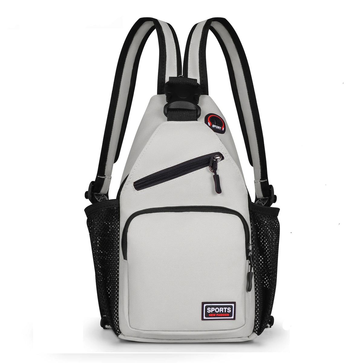 Convertible Women's Chest Bag with Earphone Hole