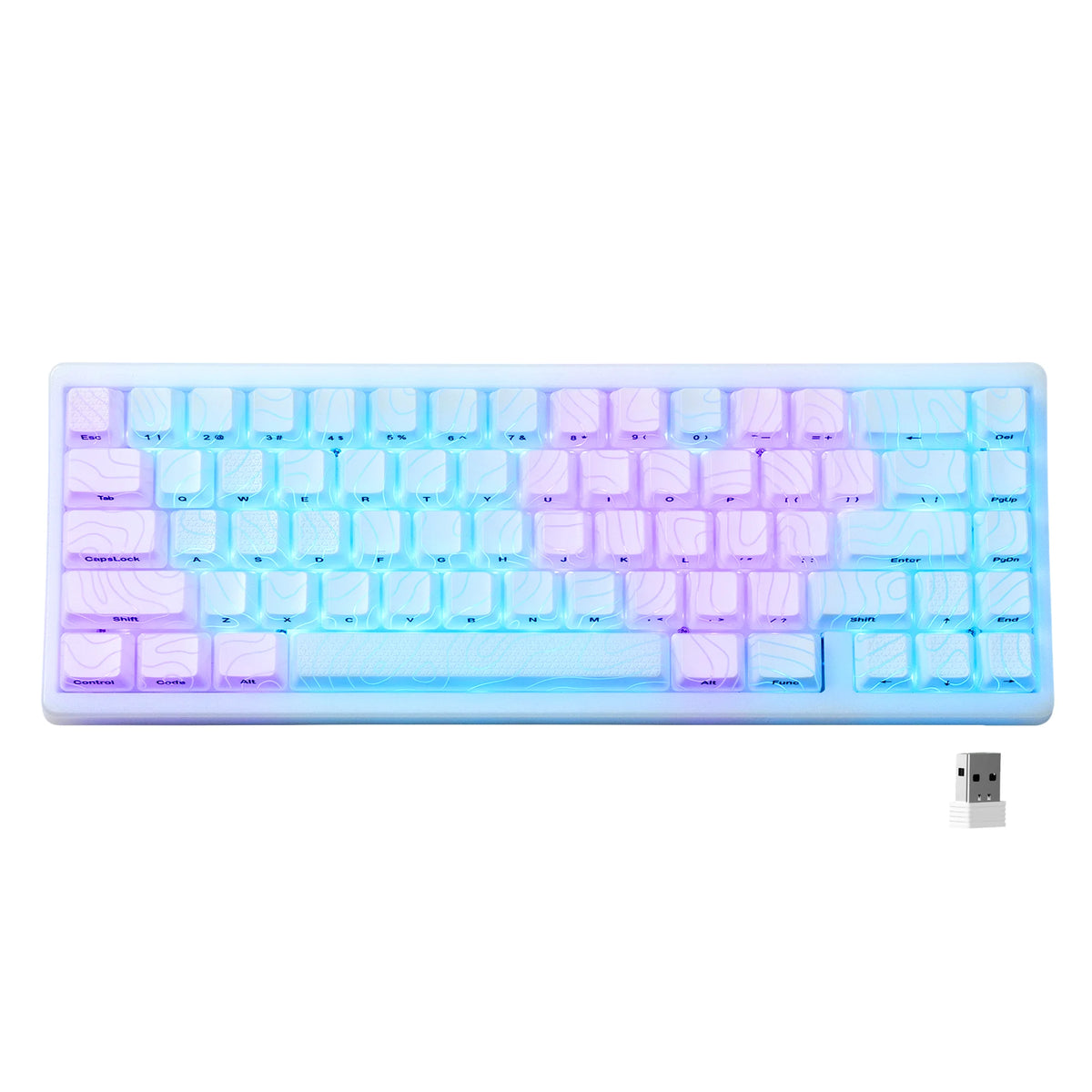 JadeStone 67-Key Wireless Mechanical Keyboard with IMD-Tech Keycaps