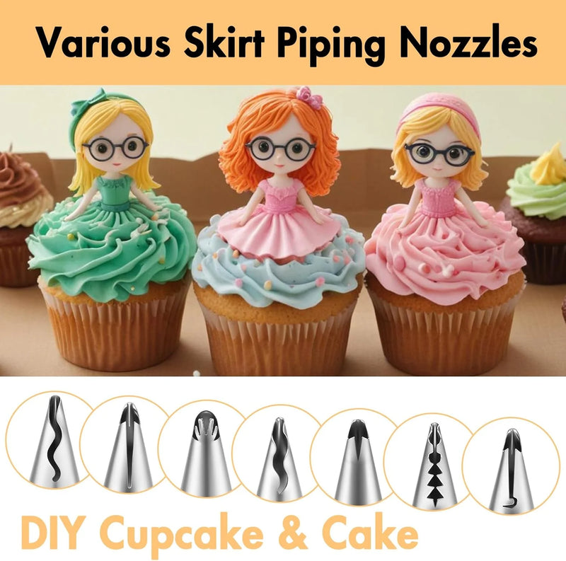 Complete Cake Decorating Kit with Storage Box
