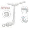 Adjustable Dual-Stream Pool Water Fountain
