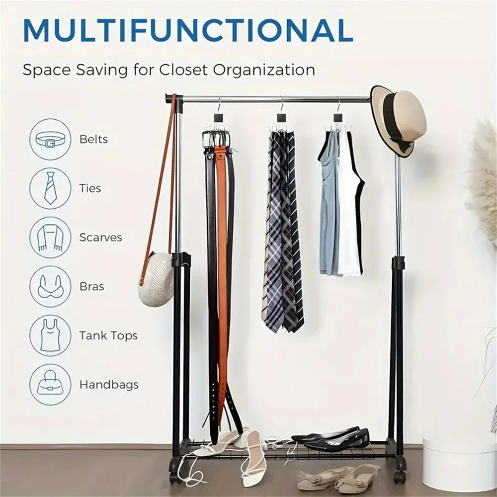 360° Rotating Multi-Claw Hanging Organizer