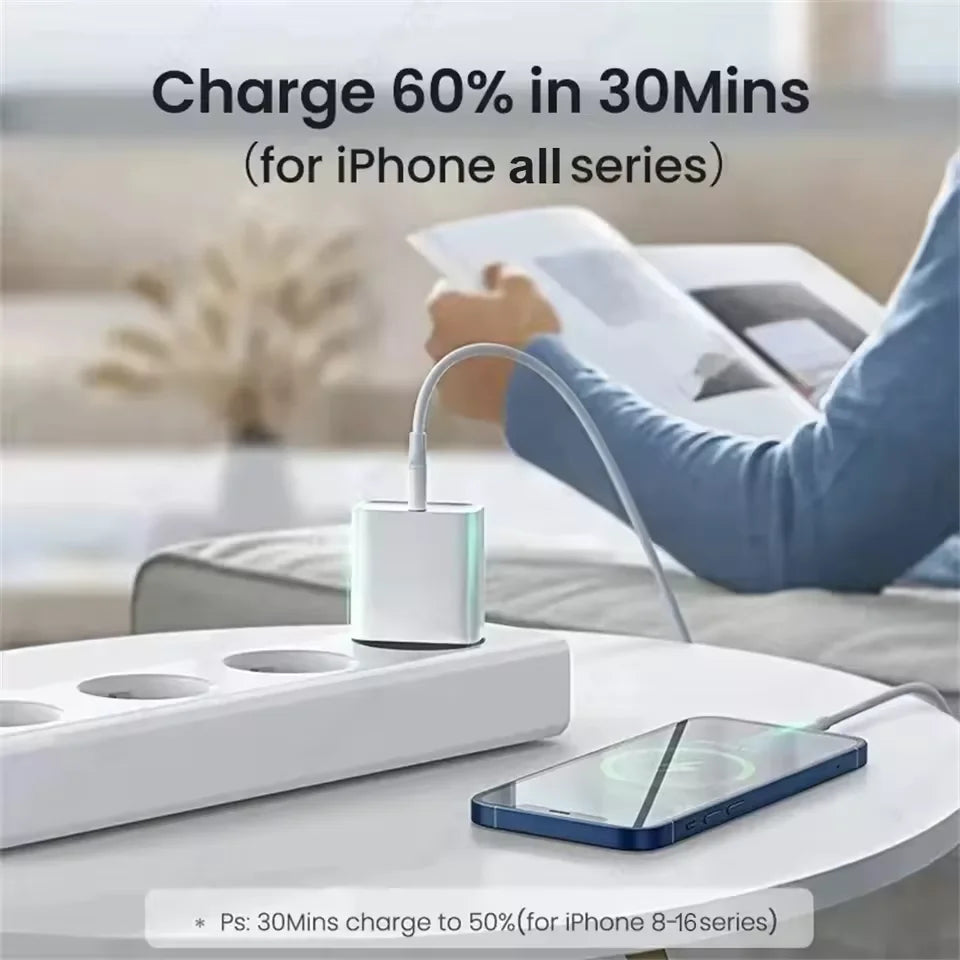 USB-C 40W Fast Charger with 1M Cable for iPhone