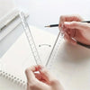 Folding Acrylic Ruler with Clear Markings