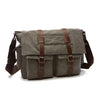 Vintage Canvas Messenger Bag for Men – Retro Crossbody Shoulder Bag