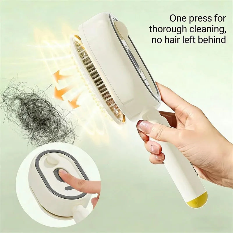 Aufladbarer Haarbürste mit Nebel- & Massagefunktion