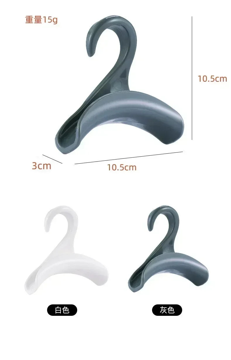 Space-Saving Closet Organizer Hooks for Bags, Hats & Scarves