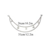 Multi-Layer Metal Pearl Bag Chain