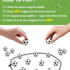 Magnetic Football Game Set with 20 Balls – Portable Strategy Board Game for Kids & Adults