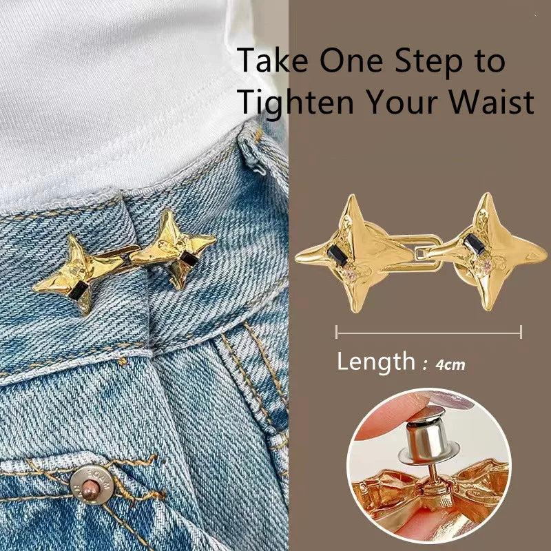 Resserreur à taille en étoile à quatre points ajustable