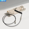Retractable Coiled USB Cable for Mechanical Keyboards