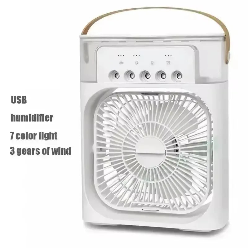 3-in-1 Portable USB Fan, Humidifier & Night Light