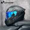 Modular Flip-Up Motorcycle Helmet with Removable Chin Guard