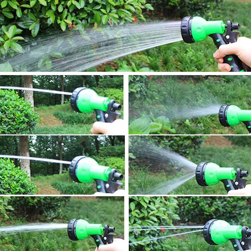 Expandable Garden Hose with 7-Function Spray Nozzle
